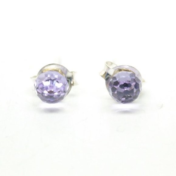 Acomo Sterling Silver Stud Earrings - Set of 5 NEW - Picture 4 of 9